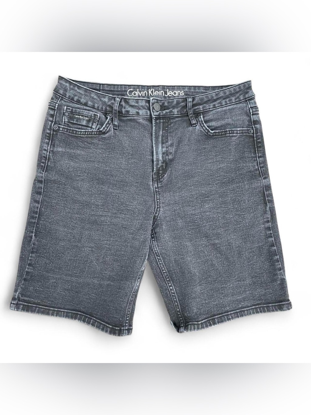 Calvin Klein Jeans Gray Denim Men’s Shorts